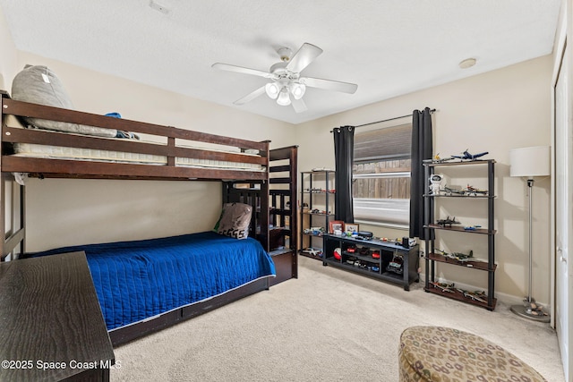 3502 Tipperary Dr, Merritt Island, FL 32953 - bedroom featuring carpet floors, ceiling fan, and baseboards