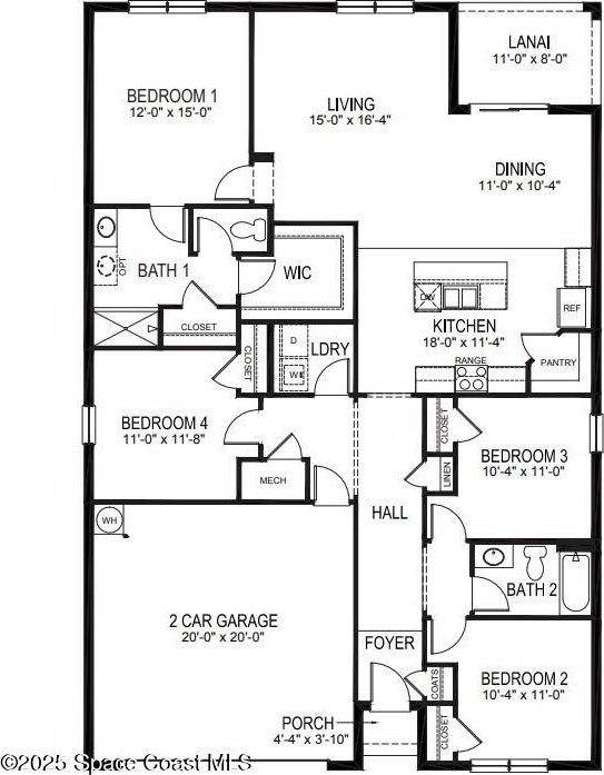 827 Brittan Ave SE, Palm Bay, FL 32909 - view of layout