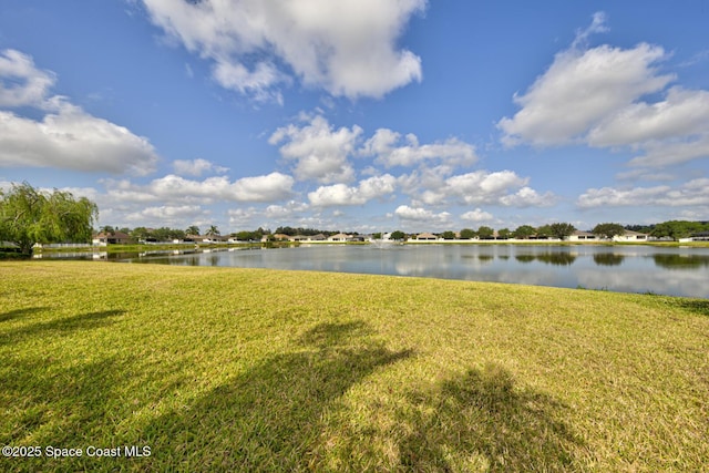 property view of water