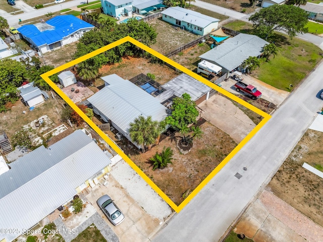 107 Algonquin Ter, Indian Harbour Beach, FL 32937 - aerial overview of property's location with property parcel outlined
