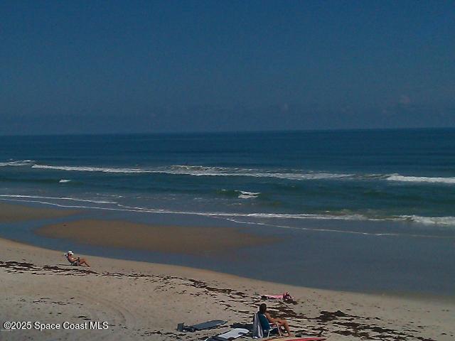 water view with a view of the beach