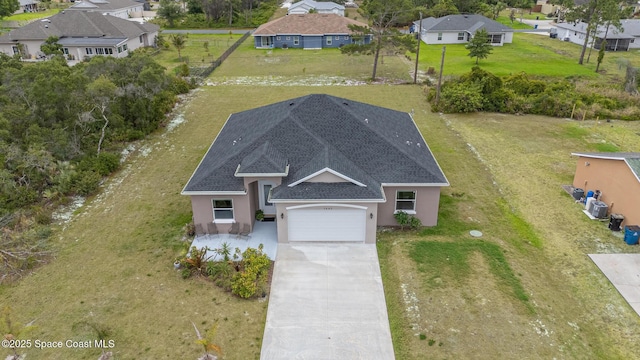 birds eye view of property featuring a residential view