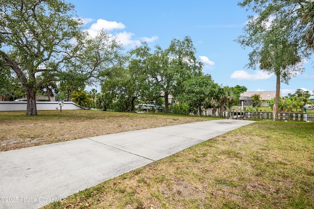4730 Seminole Trl, Merritt Island, FL 32953 - view of yard with driveway