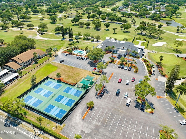 1428 Gleneagles Way, Rockledge, FL 32955 - bird's eye view with a water view and golf course view
