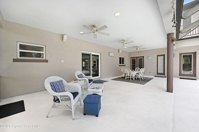 1428 Gleneagles Way, Rockledge, FL 32955 - view of patio with ceiling fan