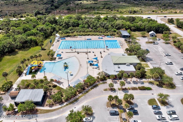 8050 96th Ave, Vero Beach, FL 32967 - aerial view of a pool