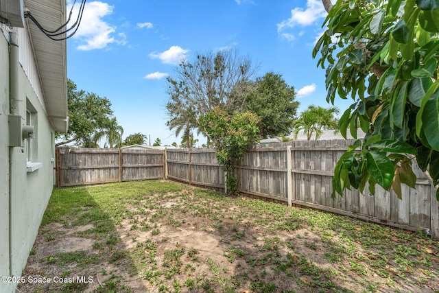 947 Bluewater Dr, Indian Harbour Beach, FL 32937 - view of fenced backyard
