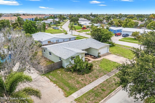 947 Bluewater Dr, Indian Harbour Beach, FL 32937 - aerial perspective of suburban area