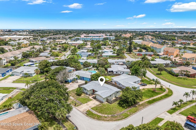 947 Bluewater Dr, Indian Harbour Beach, FL 32937 - aerial perspective of suburban area