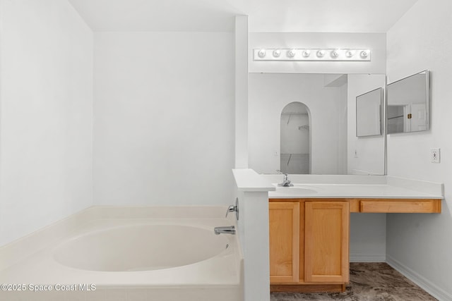 7416 Camio Ave, Cocoa, FL 32927 - full bathroom with a bath and vanity