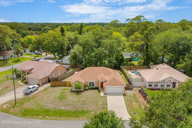 7416 Camio Ave, Cocoa, FL 32927 - aerial view of property and surrounding area