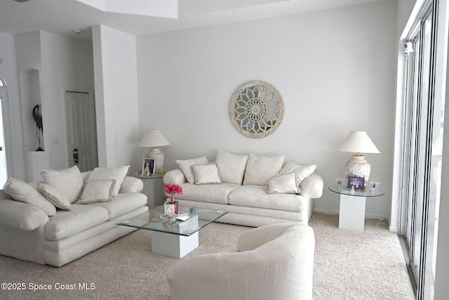 321 Brightwater Dr SE, Palm Bay, FL 32909 - view of carpeted living room