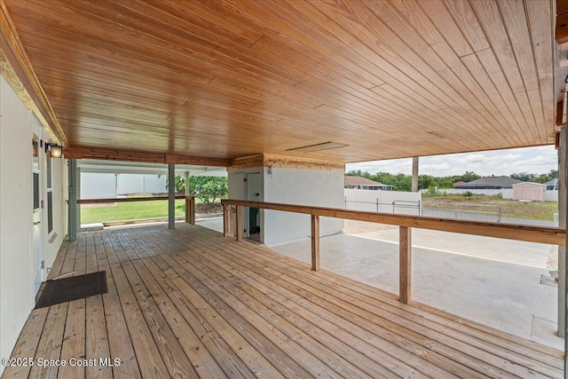8865 Central Ave, Micco, FL 32976 - wooden deck with fence