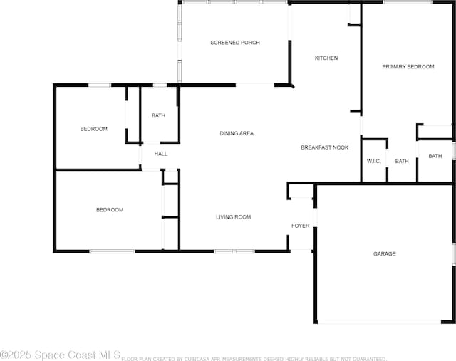 899 Emden Ave NW, Palm Bay, FL 32907 - home floor plan