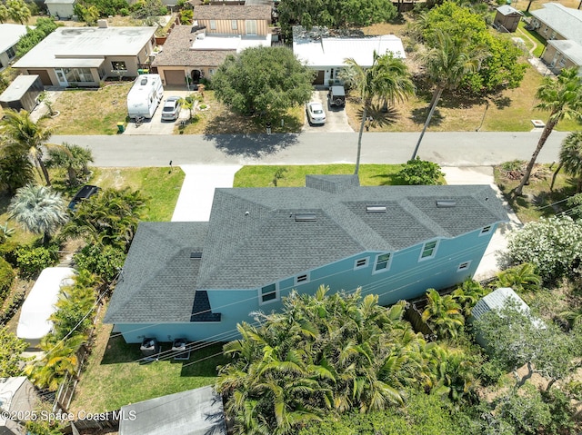 drone / aerial view featuring a residential view