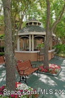 7667 N Wickham Rd Unit 903, Melbourne, FL 32940 - view of patio / terrace with a gazebo