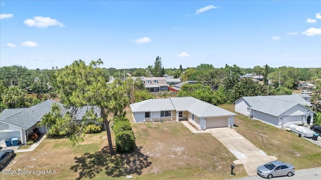 bird's eye view featuring a residential view
