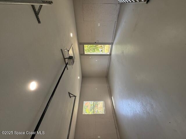 interior space with plenty of natural light