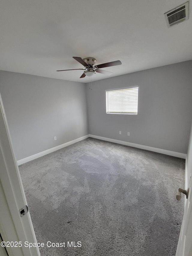 2175 Dumas St, Merritt Island, FL 32952 - carpeted spare room with ceiling fan and baseboards