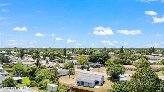 aerial view featuring a residential view