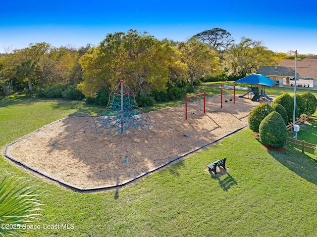 8601 Strom Park Dr, Melbourne, FL 32940 - communal playground with a yard