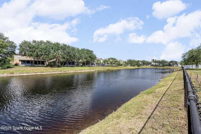 property view of water