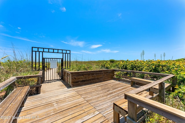 view of deck