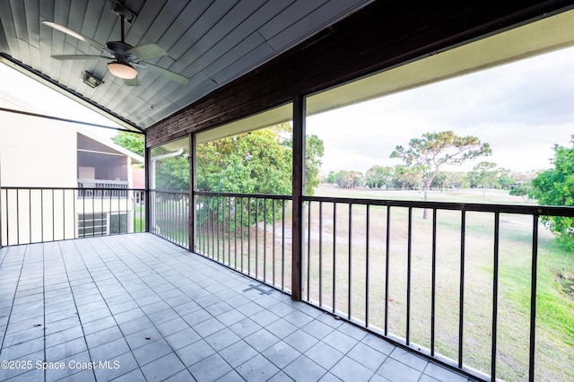 3564 Muirfield Dr Unit 4, Titusville, FL 32780 - balcony featuring ceiling fan
