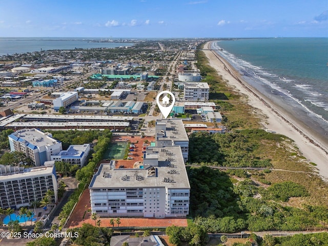 drone / aerial view of expansive beach