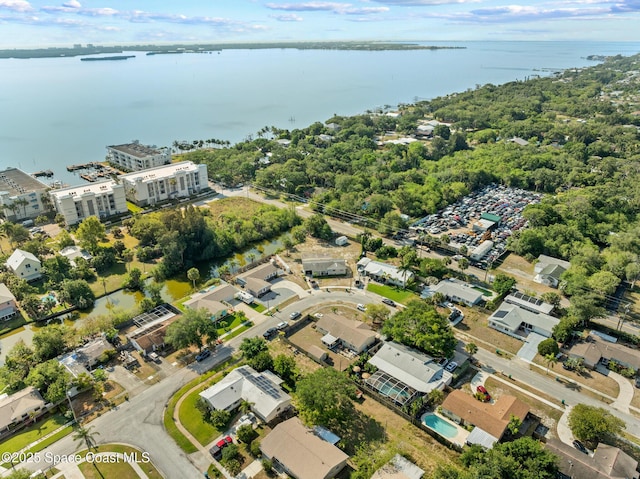 550 E Merrimac Dr, Merritt Island, FL 32952 - aerial view featuring a water view