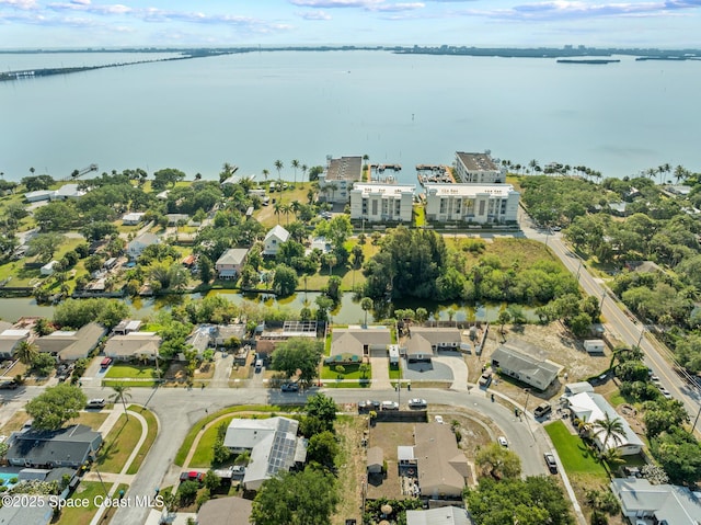 550 E Merrimac Dr, Merritt Island, FL 32952 - aerial view featuring a water view