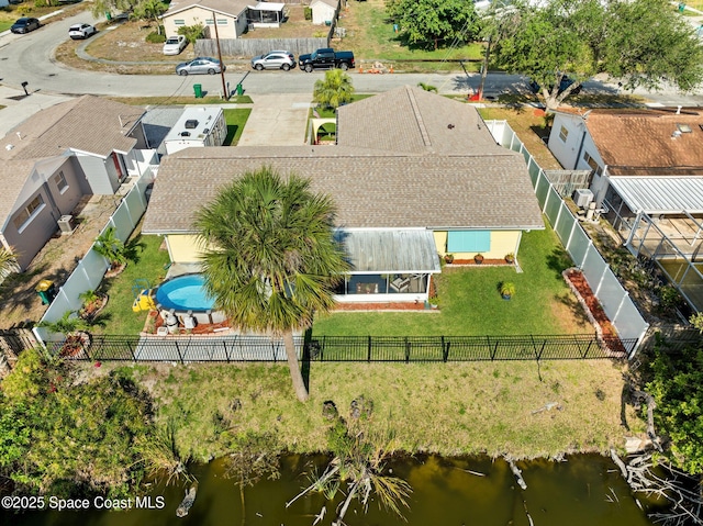 550 E Merrimac Dr, Merritt Island, FL 32952 - aerial view with a residential view