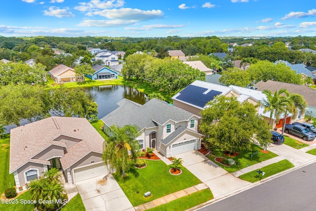 1050 Olde Bailey Ln, Melbourne, FL 32904 - aerial view of residential area with a nearby body of water