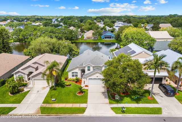 1050 Olde Bailey Ln, Melbourne, FL 32904 - aerial view of residential area with a nearby body of water