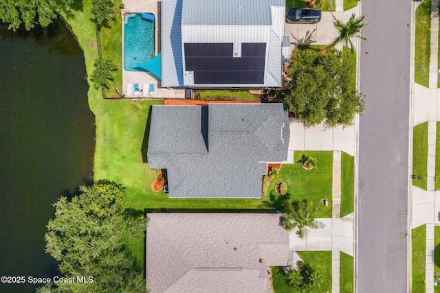 1050 Olde Bailey Ln, Melbourne, FL 32904 - aerial view of a pool area
