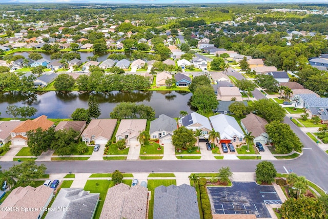 1050 Olde Bailey Ln, Melbourne, FL 32904 - aerial perspective of suburban area with a nearby body of water