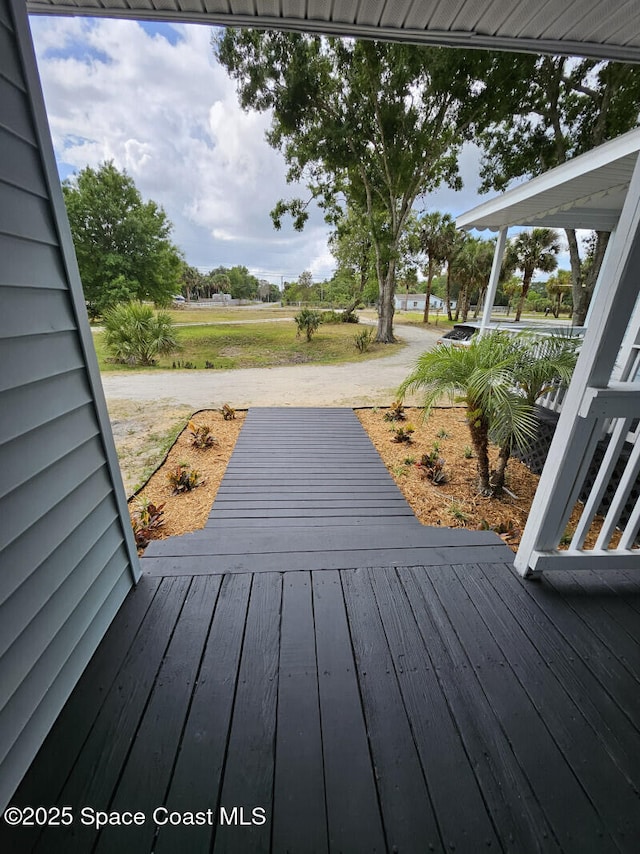 view of deck