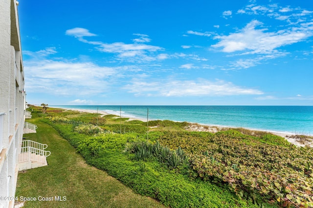 2207 Atlantic St Unit 825, Melbourne Beach, FL 32951 - view of water feature with a beach view