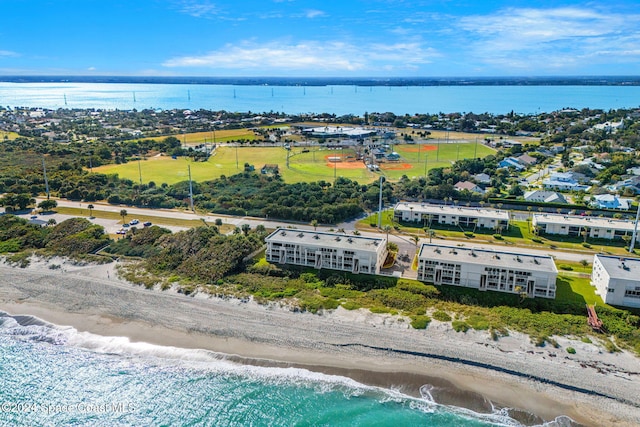 2207 Atlantic St Unit 825, Melbourne Beach, FL 32951 - aerial view with a beach view and a water view