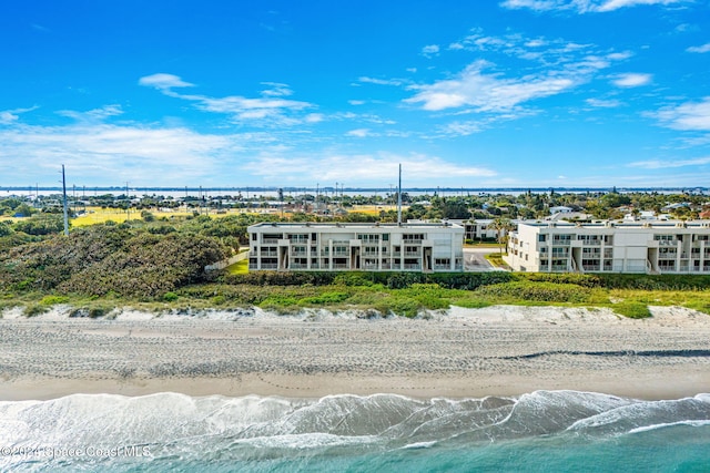 2207 Atlantic St Unit 825, Melbourne Beach, FL 32951 - aerial view with a beach view and a water view
