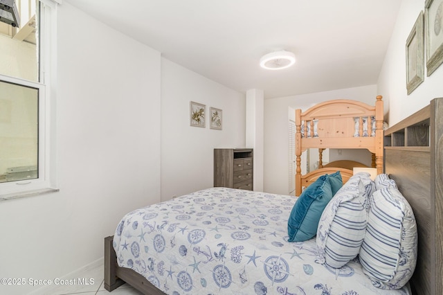bedroom with baseboards