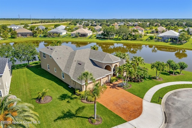 5770 Mascaro Ct, Melbourne, FL 32940 - aerial view of residential area with a large body of water