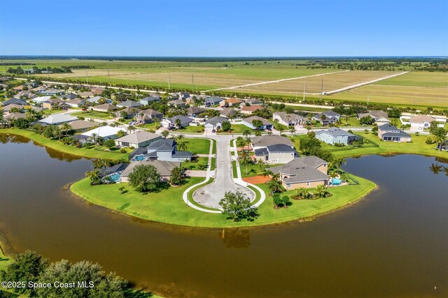 5770 Mascaro Ct, Melbourne, FL 32940 - aerial view of sparsely populated area featuring nearby suburban area and a large body of water