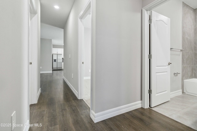 780 Geddes St SW, Palm Bay, FL 32908 - hallway with wood finished floors and baseboards