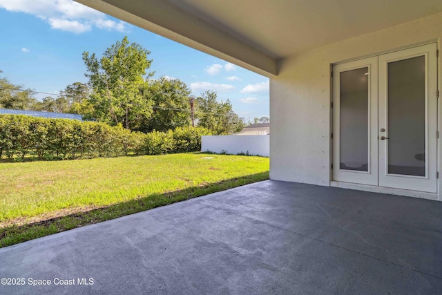 780 Geddes St SW, Palm Bay, FL 32908 - view of patio / terrace with french doors