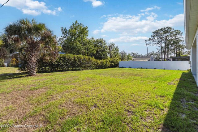 780 Geddes St SW, Palm Bay, FL 32908 - view of yard featuring fence
