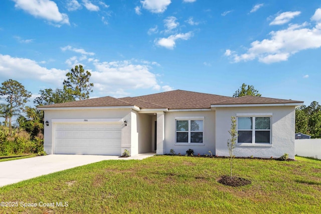780 Geddes St SW, Palm Bay, FL 32908 - single story home featuring an attached garage, concrete driveway, and stucco siding