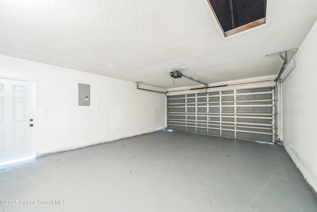 1680 Travis St SE, Palm Bay, FL 32909 - garage featuring a garage door opener and electric panel