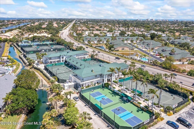 505 Tradewinds Dr, Indian Harbour Beach, FL 32937 - birds eye view of property featuring a water view and a residential view