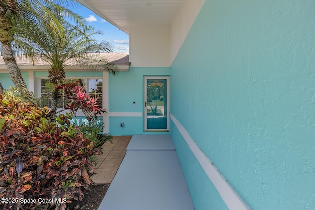 619 Dinner St NE, Palm Bay, FL 32907 - entrance to property with stucco siding